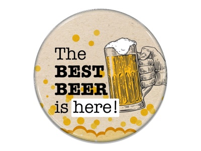 Samolepka - The best beer is here