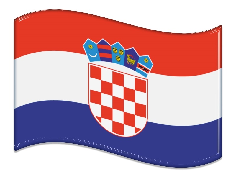 Samolepka - Vlajka Chorvatsko