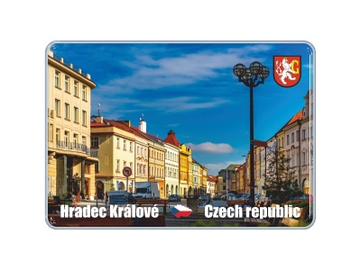 Samolepka - Hradec Králové Velké náměstí II - rámeček