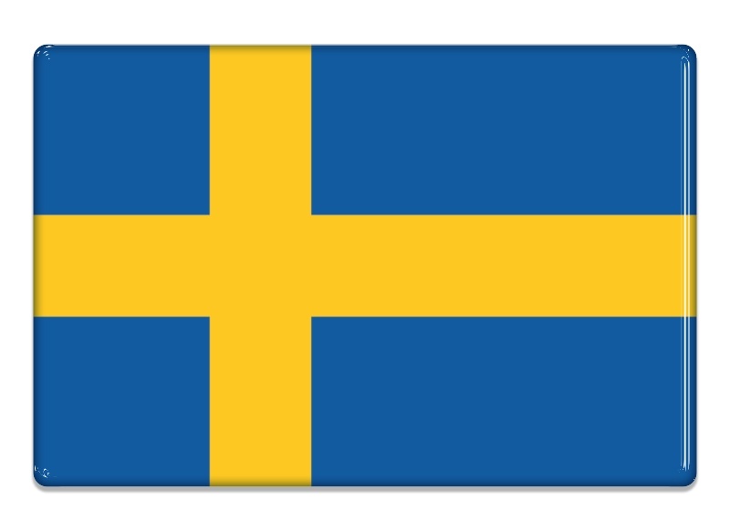 Samolepka - Vlajka Švédsko - obdélník