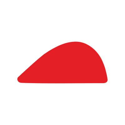 Zakázková samolepka - LAMINO supra L oblouk RED