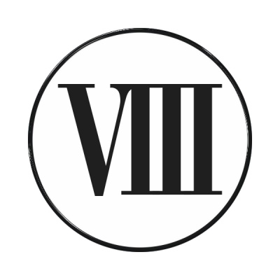 Zakázková samolepka - Římská číslice 8