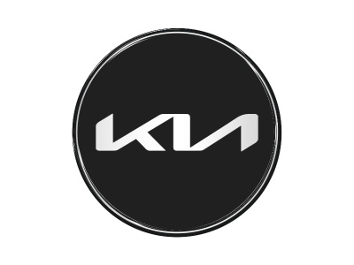Zakázková  samolepka - Kia bg-Black/silver
