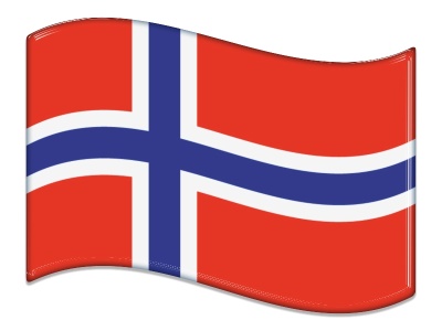 Samolepka - Vlajka Norsko