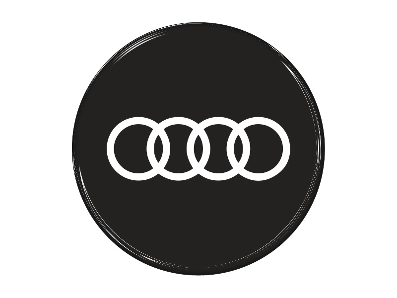 Zakázková  samolepka - Audi 52 mm