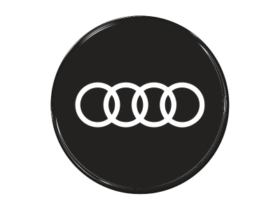 Zakázková  samolepka - Audi 52 mm