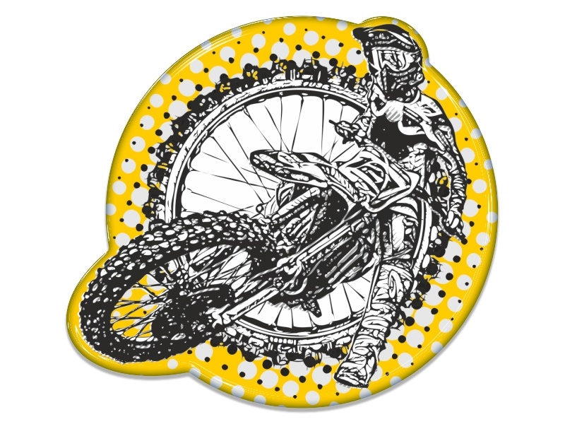 Samolepka - Motokros II