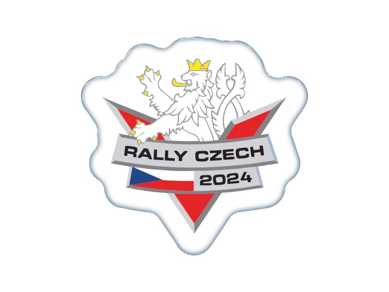 Zakázková samolepka - CzechRally 70x67mm White