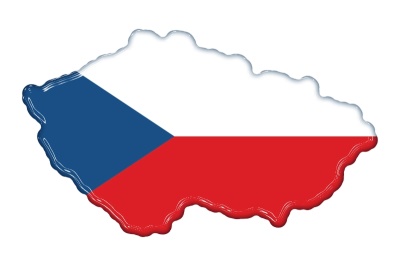 Samolepka - Vlajka Česká republika - tvar státu