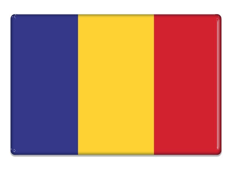 Samolepka - Vlajka Rumunsko - obdélník
