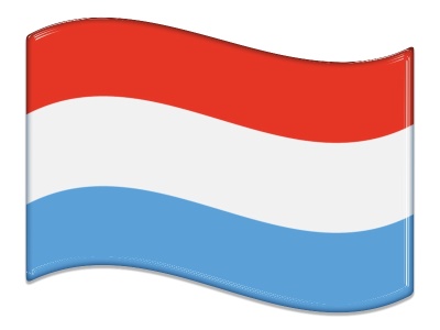 Samolepka - Vlajka Lucembursko