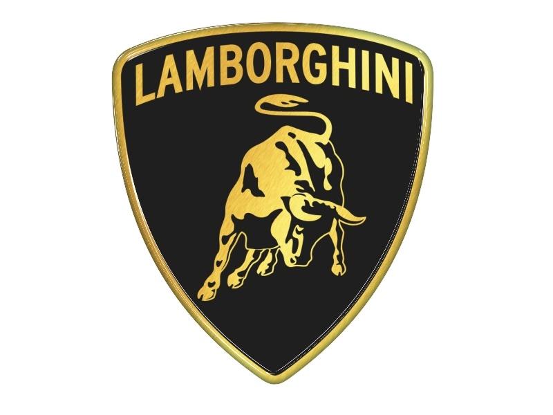 Samolepka - Lamborghini simulace zlata