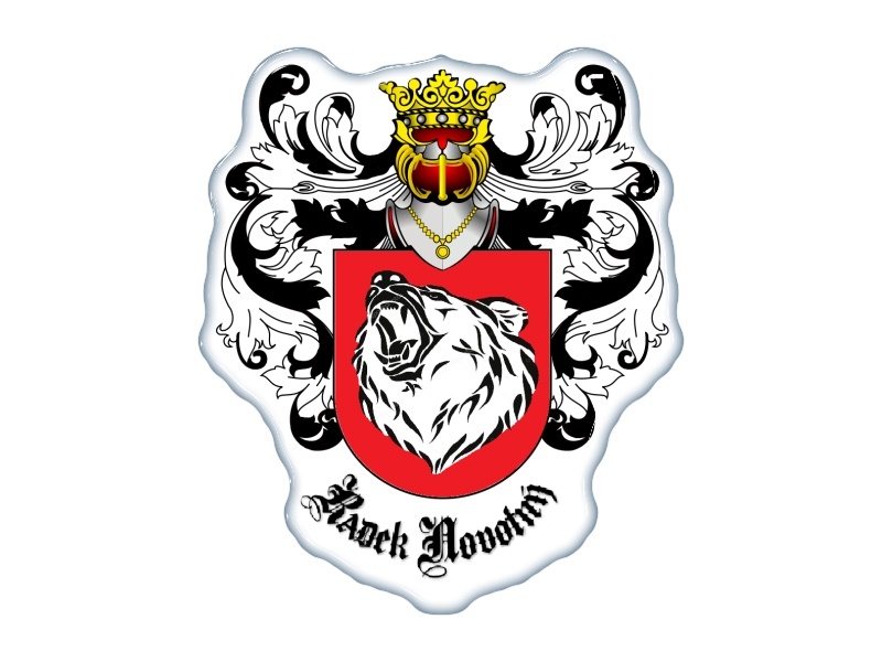 Zakázková  samolepka - Erb Radek Novotny