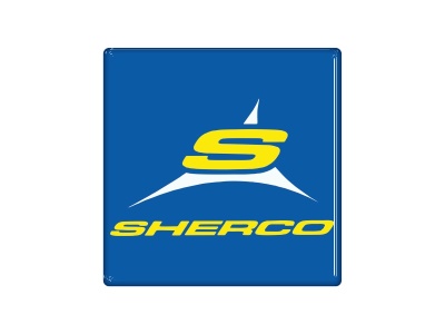 Zakázková  samolepka - Sherco 5x5 cm