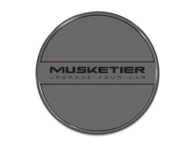 Zakázkova samolepka - Musketier (grey)