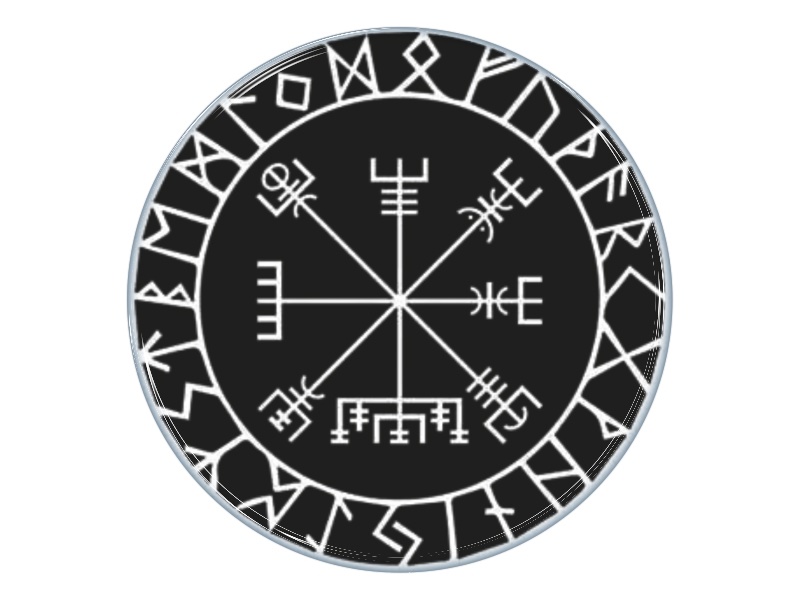 Zakázková  samolepka - Vegvisir
