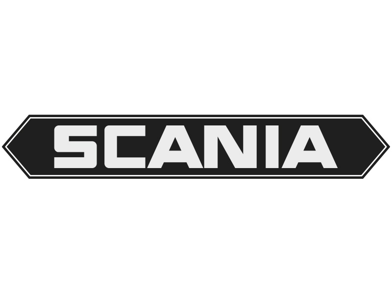 Zakázková  samolepka - Scania