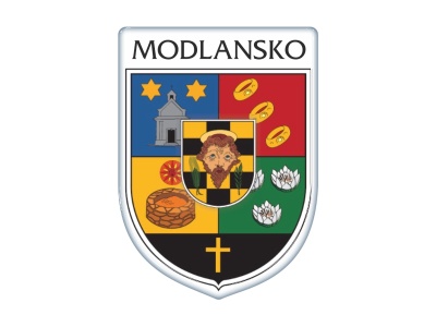 Zakázková  samolepka - Modlansko erb velký