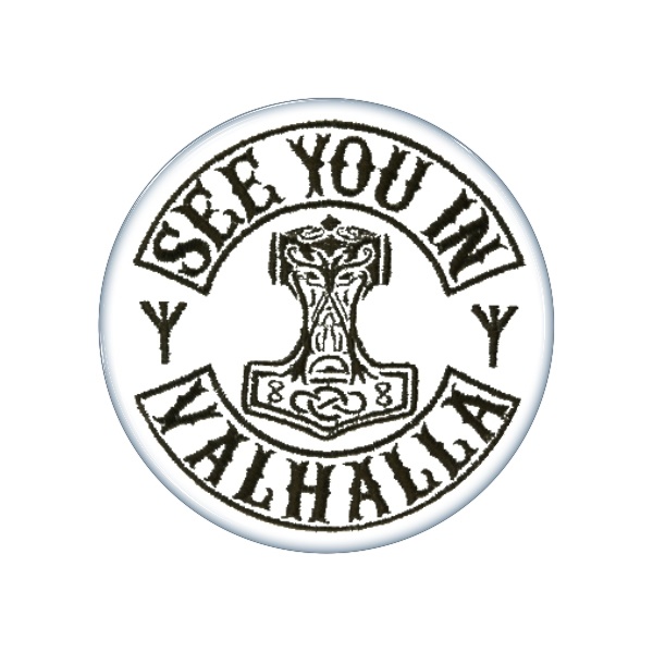 Samolepka - Valhalla White