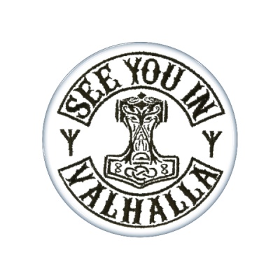 Samolepka - Valhalla White