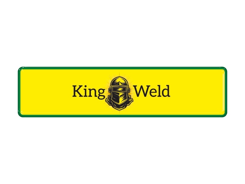 Zakázková samolepka - KingWeld 83x20mm