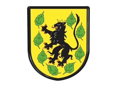Zakázková  samolepka - Znak Březník 60x50 mm.