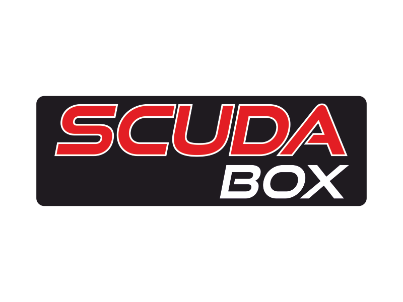 Zakázková samolepka - LAMINO STRONG 210 x 70 mm SCUDA BOX