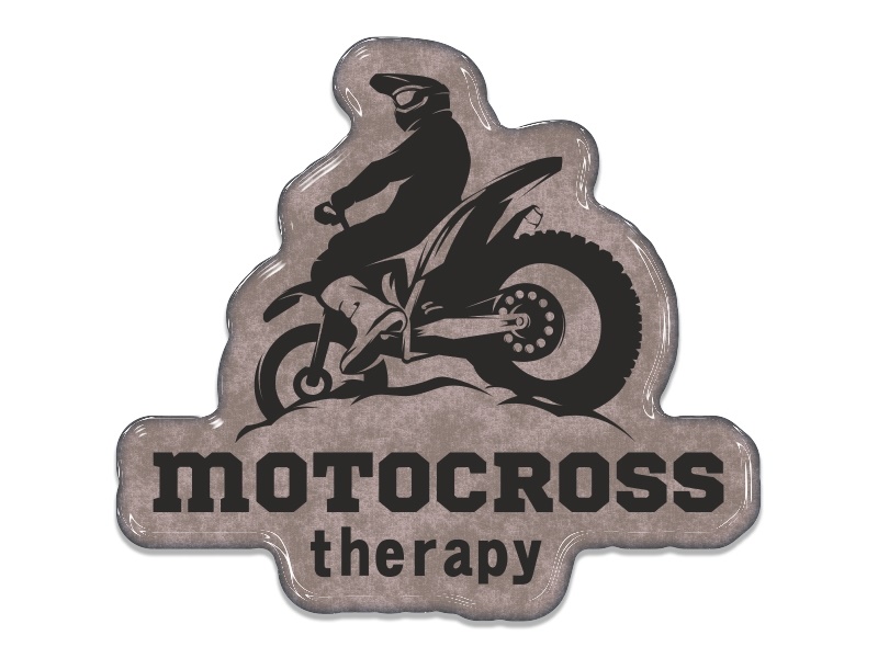 Samolepka - Motocross therapy