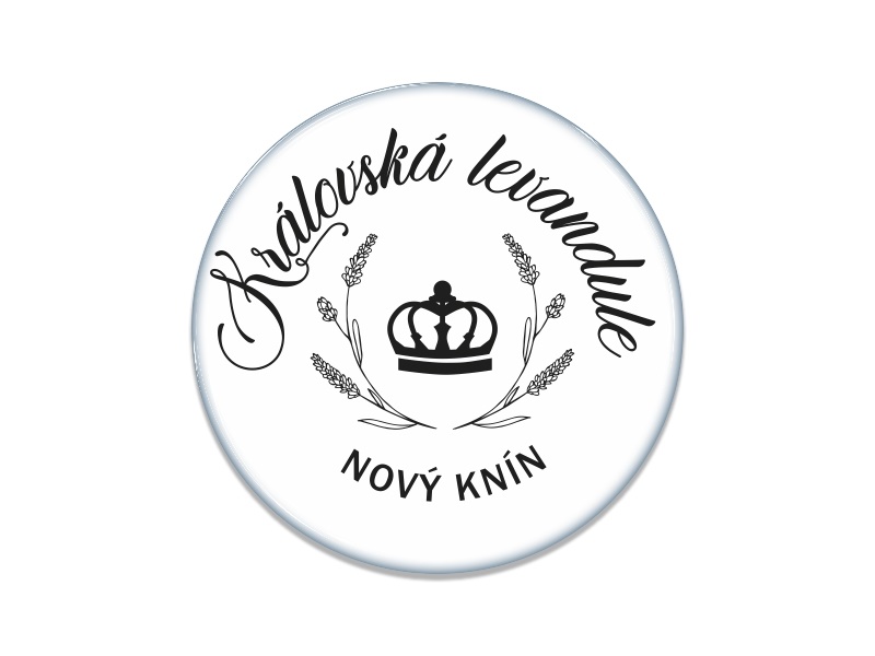 Zakázková  samolepka - Královská levandule