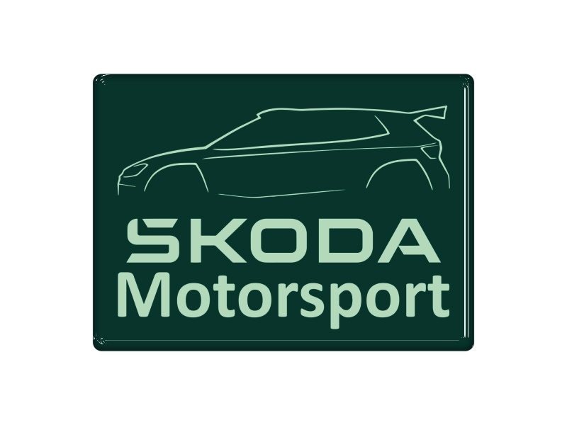 Samolepka - Škoda motorsport