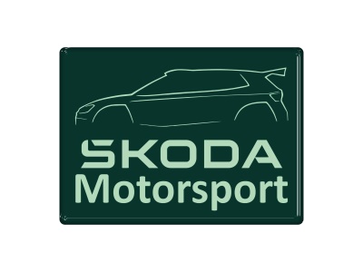 Samolepka - Škoda motorsport