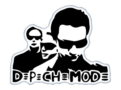 Samolepka - Depeche mode