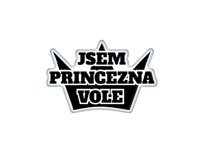 Samolepka - Jsem princezna!