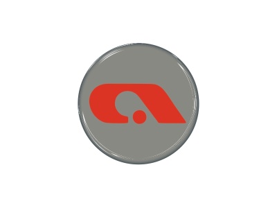 Zakázková samolepka - Adria 3,5cm kruh červená