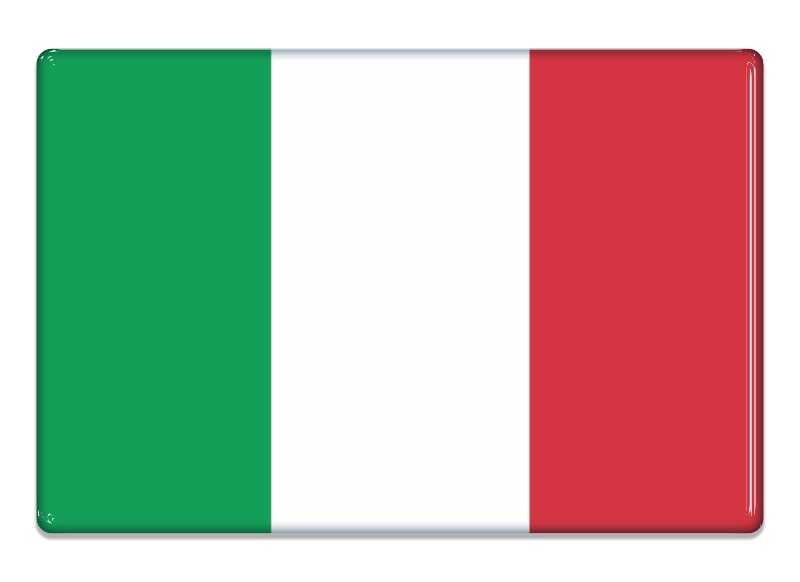 Samolepka - Vlajka Itálie - obdélník