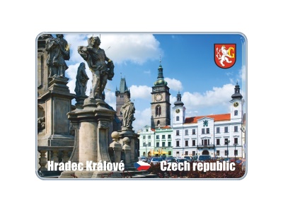 Samolepka - Hradec Králové Pražský Morový sloup - znak