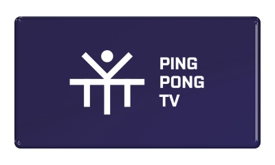 Zakázková samolepka - PingPongTV