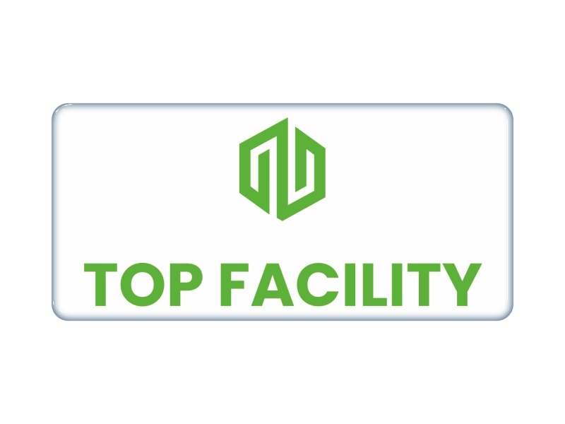 Zakázková samolepka - top facility 85x40mm