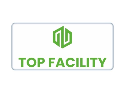 Zakázková samolepka - top facility 85x40mm