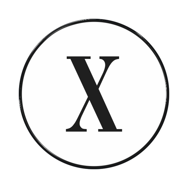 Zakázková samolepka - Římská číslice 10