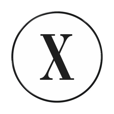 Zakázková samolepka - Římská číslice 10