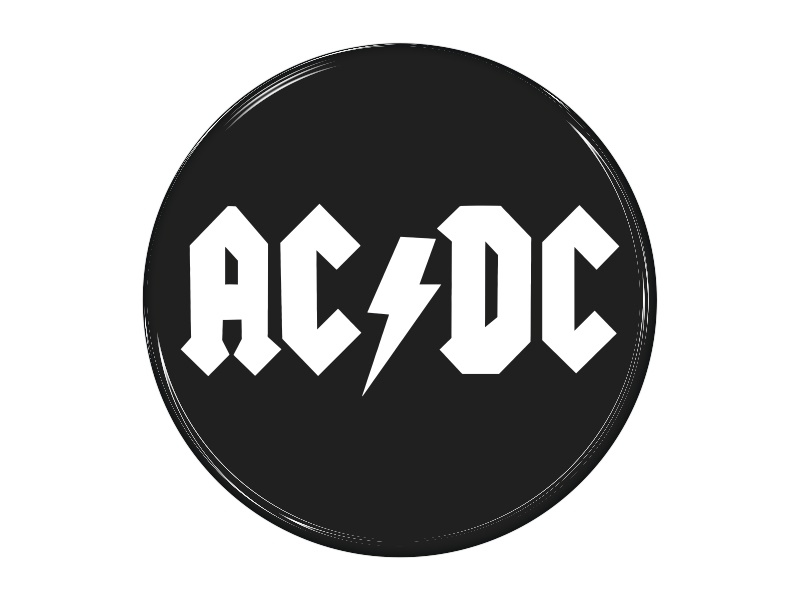 Zakázková  samolepka - AC/DC