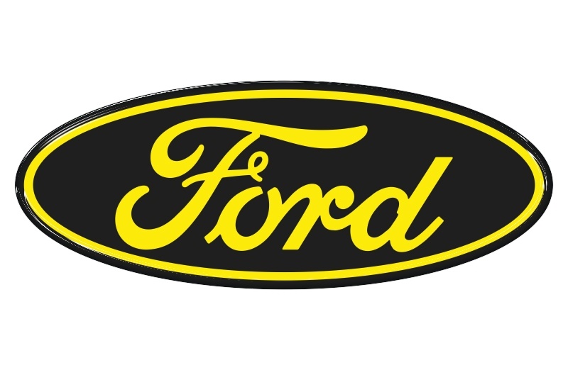 Samolepka - Ford (black-yellow)