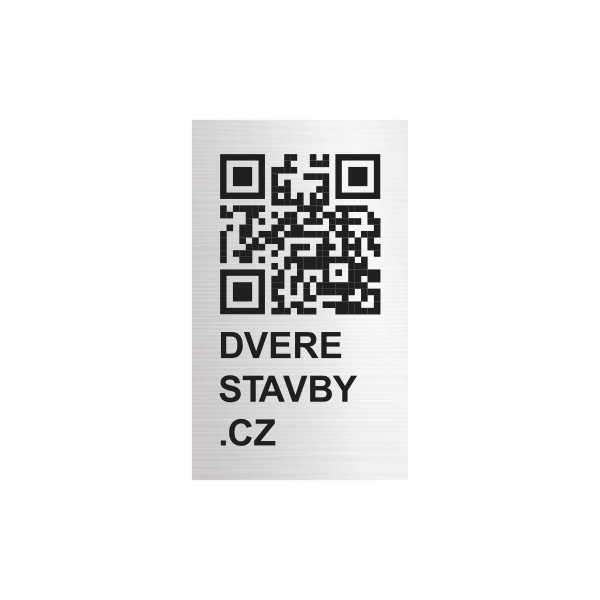 Zakázková samolepka - LAMINO QR Kód 15 x 25mm obdélník