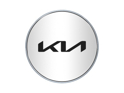Zakázková  samolepka - Kia bg-Silver/black