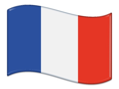 Samolepka - Vlajka Francie