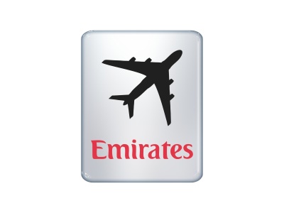 Zakázková  samolepka - Fly Emirates 8x10