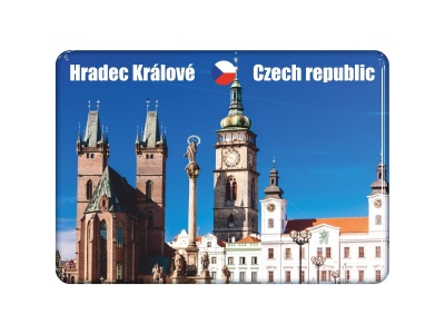 Samolepka - Hradec Králové Velké náměstí