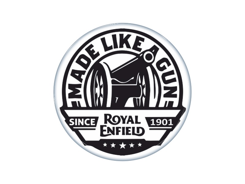 Zakázková  samolepka - Royal Enfield 80mm