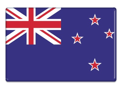 Samolepka - Vlajka Nový Zéland - obdélník